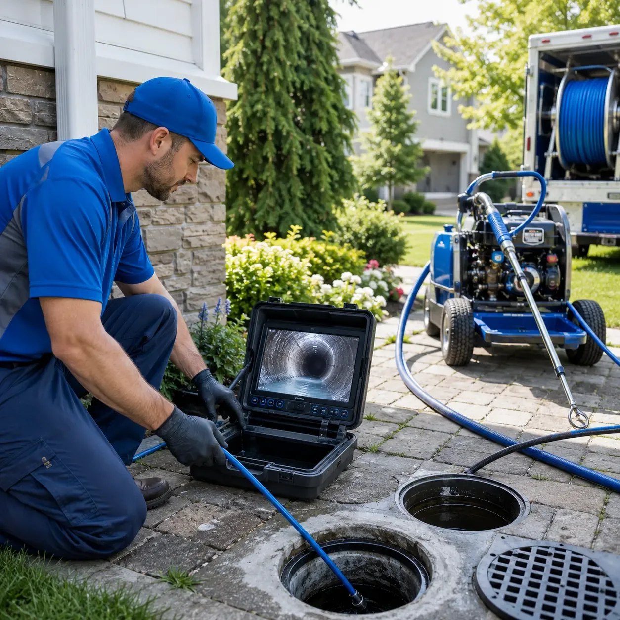 Outdoor drain cleaning professionals serving Edison, NE